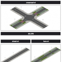 城市道路C4D模型 Maxon Planivision CITY STREET 3D Models for CINEMA 4D