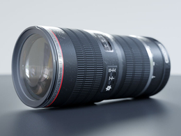 佳能镜头70-350mm C4D模型（Octane 渲染器）
