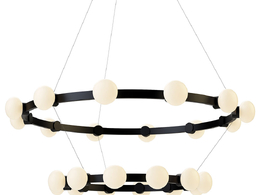 丰富明亮64-1212枝吊灯3D模型素材下载Cinema 64 1212 Chandelier by Rich Brilliant W