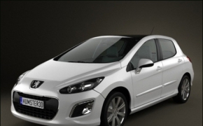 标致308 3D模型 Peugeot 308 (2012) 3D