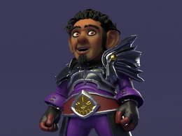 [MAYA模型]身披铠甲的卡通勇士MAYA模型 Gnome WoW Maya Rig