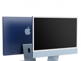 苹果24英寸iMac 20213D模型素材下载iMac 24 inch 2021 by Apple