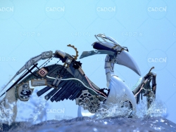 水中的科幻机械飞鸟 Bionic Bird