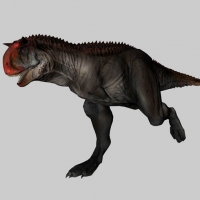 奋力奔跑的恐龙3d模型（带绑定及动作）Dinosaur 3d model-Sprint