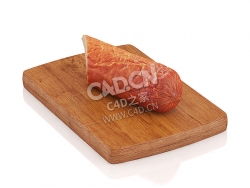 C4D大香肠食物模型 arge sausage