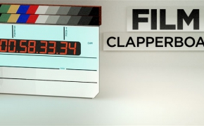 电影剧组响板C4D模型 Clapperboard