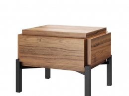单抽屉床头柜Bonaldo品牌家具3D模型素材下载Groove Bedside Table One Drawer by Bona