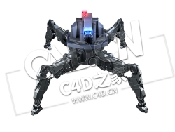 四足科幻机械机器人 Robot