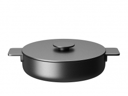 Serax品牌黑色表面系列砂锅3D模型素材下载Surface Black Casserole by Serax