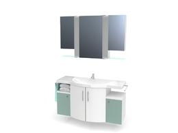 洗手台C4D模型 -011 bathroom 3d model