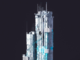 未来科幻赛博朋克高层建筑future architecture-67