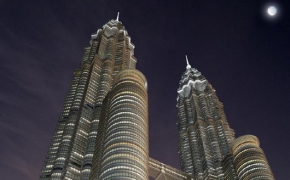 双子塔双子大楼整体C4D模型