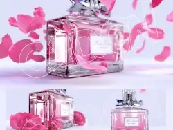 C4D OCTANE迪奥香水产品动画工程文件 diro