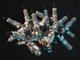 C4D Octane Render火花塞模型 CINEMA 4D 3D MODEL: SPARK PLUG