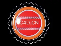 C4D图标动画工程 徽标生长动画 Badge C4D Project