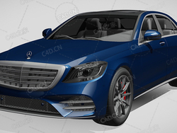 梅赛德斯奔驰s350汽车豪华轿车2018款C4D汽车模型下载