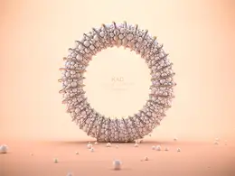 C4D充满小球的圆环动画工程文件