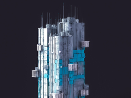 未来科幻赛博朋克高层建筑future architecture-1