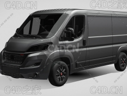 菲亚特汽车ducato杜卡托面包车2022款C4D汽车模型下载