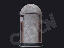 C4D圆顶房子香格里拉中式建筑模型 Kitbash3d-Shangri-La_Monument_A_grp