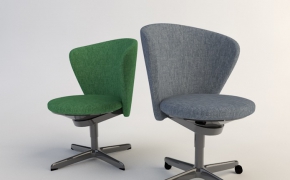 休闲办公椅C4D模型 Leisure chair 3D model