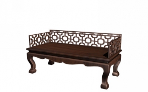 中式家具模型：十字连方罗汉床C4D模型