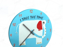 卡通时钟C4D模型