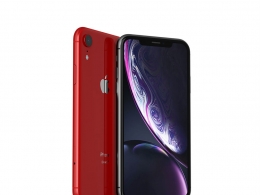 苹果iPhone XR智能手机3D模型素材下载iPhone XR by Apple
