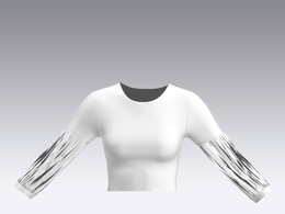 c4d模型女性衣服上衣Sleeves-46