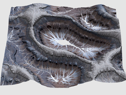 赤褐色雪山冰斗地形Wormland Terrain