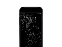 亮黑iphone苹果手机