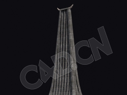 C4D屋顶香格里拉中式建筑模型 Kitbash3d-Shangri-La_Tower_H_grp