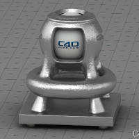 C4D VRAY材质：foglio argento