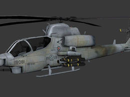 美国贝尔AH-1Z蝰蛇双引擎攻击直升机ah-1z-super-cobra