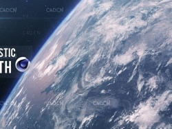 高精度地球C4D模型 Realistic Earth Aaqib Mirza