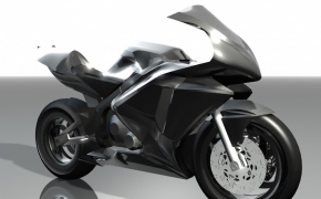 摩托车C4D模型 3D model of motorcycle