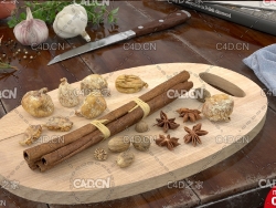 调味料：八角 桂皮 肉蔻 无花果干