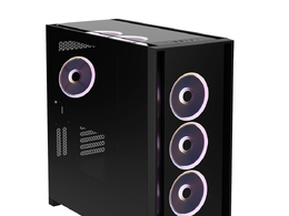 RGB中塔ATX电脑机箱电脑配件（Corsair品牌）3D模型素材下载RGB Mid-Tower ATX PC Case