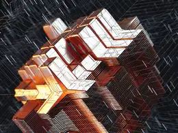 C4D实用工程第204季：科幻金属波动动画创意C4D工程文件 c4d project