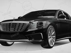 奔驰s63-amg-w222-2013款C4D汽车模型下载