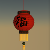 红灯笼3D模型 Lantern models