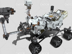 C4D恒心漫游者火星探测车模型 Perseverance