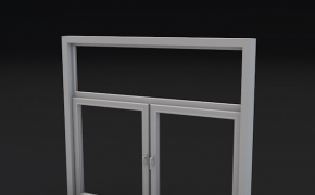 现代窗户C4D模型 Windows 3D model