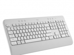 K650白色无线键盘3D模型素材下载Signature K650 Wireless White Keyboard by Logitech