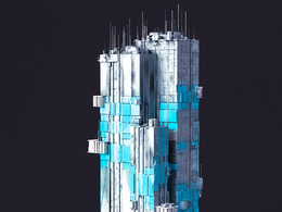 未来科幻赛博朋克高层建筑future architecture-7