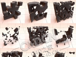 C4D抽象镂空腐蚀材质噪波变形溶洞效果中文汉化插件 CodeVonc Proc3durale v2.0.1