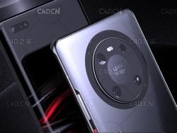 华为Mate 40 Pro手机模型