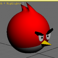 愤怒的小鸟3D模型 Angry Birds