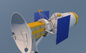太空卫星C4D模型 Space satellite 3d model