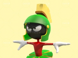 火星人马文卡通人物模型（含绑定） Marvin Martian